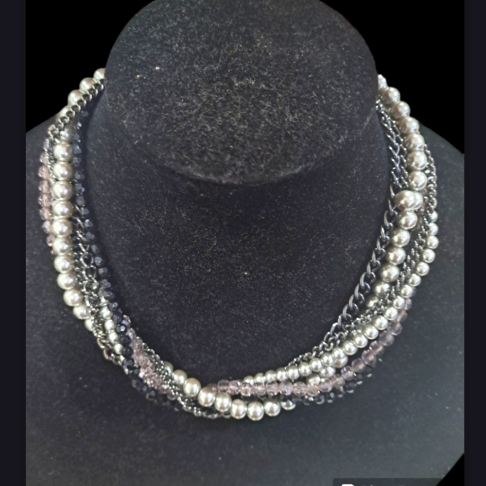Vintage Multi Strand Premier Design Necklace - image 1
